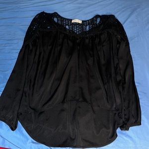 Abercrombie and fitch black blouse
